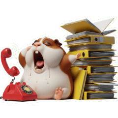 ぷんすか怒って腰に手を当てる、ぽっちゃり