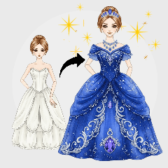 ドレス着せ替えアレンジ✳ドレスコーデ