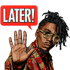 アメコミ風ドレッドメンズ｜英語ver.