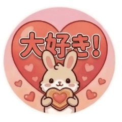 ★かわいいうさぎのスタンプ★