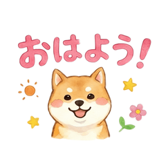 ほんわか柴犬の日常スタンプ