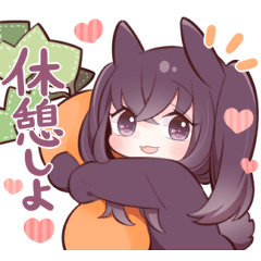 うさみみ少女（黒）２