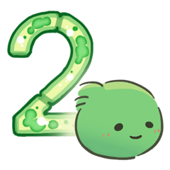 藻のスタンプ 2