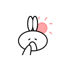 白いうさぎ!!【だるだるリアクション】