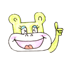 クマガエルとハエ