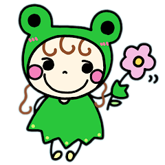 カエルののりケロちゃん☆すたんぷ
