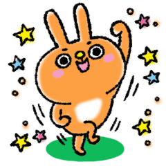 うさぎの毎日スタンプ２