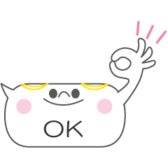 可愛いふきだしちゃん