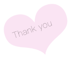 可愛いハートであいさつ