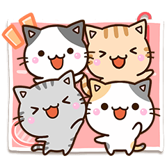 ちびネコセット４