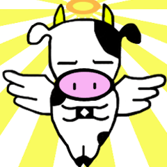 牛好きの為のスタンプ