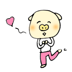 白シャツが好きなぶた