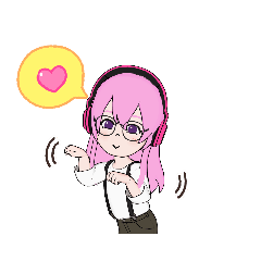 可愛いアバタースタンプだお(ピンク系)