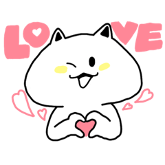 カラフルなねこちゃのスタンプ！