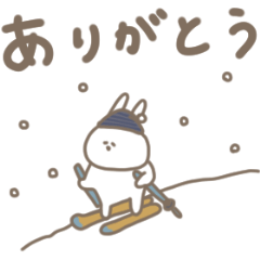 うさぎだけ。冬編。