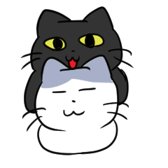 ヨシサコ家の愛猫スタンプその１