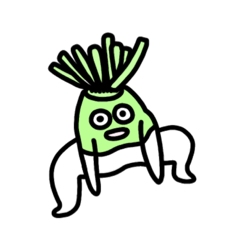 変な形の大根❗️