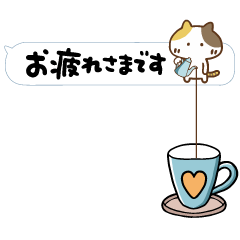 動いて可愛い三毛猫にゃん助