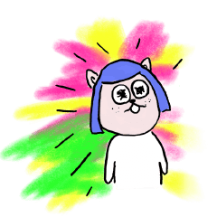 The Blue-Haired Beastie