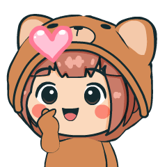Chibi Kuma New : Animated Stickers
