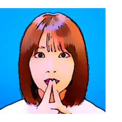女の子 エフェクト スタンプ 17