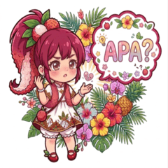 Lychee girl character
