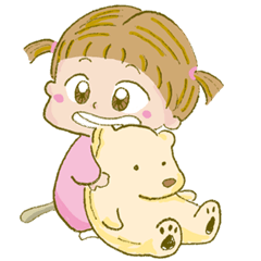 まだ小さいゆめちゃんの毎日スタンプ