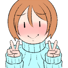 縦セタお姉ちゃんスタンプ