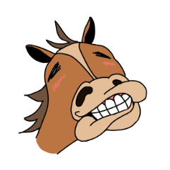ユニークなお馬ちゃん