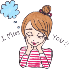 ガールズとトイプーの日常スタンプ