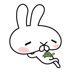 うさぎの使えるスタンプ