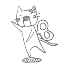 ぜんまい猫とでぶちゃん猫