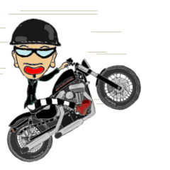 動く「アメリカンな単車」大好き