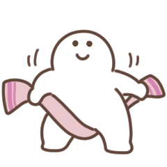 ふきふきタオルのスタンプ