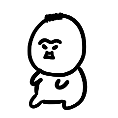 犬犬赤ちゃんスタンプ