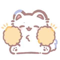 白ぽめと白狐　(文字なし)