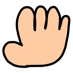 riekimの手のスタンプ超小さいバージョン