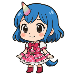 ユニコーンガールの日常スタンプ