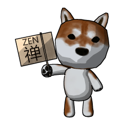 柴犬 禅ちゃん[日本語&英語]