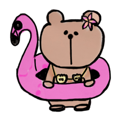 サマーベア2 サマーシリーズ  フラミンゴ