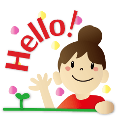 毎日使えるスタンプ simple LIFE