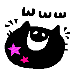 黒猫シャンティ