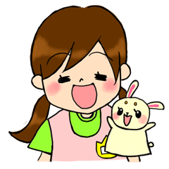 ようちえんのせんせいスタンプ２