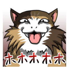 町内最凶のボス猫　ミケ様