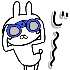 いい感じなラフうさぎ・定番スタンプ集