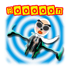 全身白タイツ４＿ハロウィン付