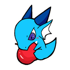 チビドラゴンの反応スタンプ