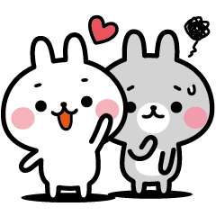 ポジうさ&ネガうさ