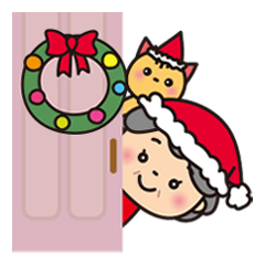 ばぁばの❤︎冬のほんわかスタンプ