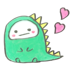 恐竜ちゃんスタンプ